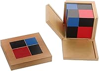 Vista 3 de Materiales de matemáticas Montessori para juguetes de herramientas de aprendizaje temprano preescolar (cubo binomial)