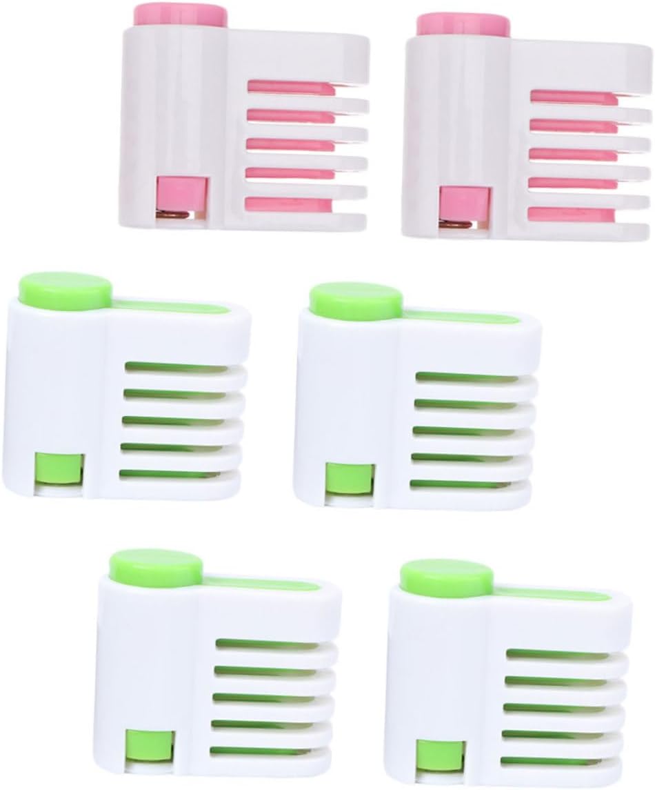 6pcs Adjustable Cake Slicer Set for Even Bread and Cake Slicing Baking Supply for Toast Slicing Includes of Random Colors Ideal for Layered Cakes