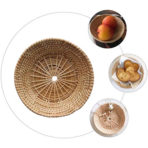 Cabilock Cesta de Pão, Frutas, Doces, Cesta de Armazenamento, Cesta de Servir Flor, Cesta rasa, Aper