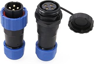 Eonvic SD20 4 Pin Aviation Connector 25A 380V Automotive Plastic IP68 Waterproof Plug Male Socket Female Electric in Line Socket Connector