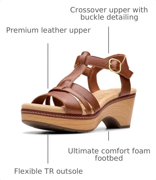 Image of Clarks Women's Seannah Madi Heeled Sandal