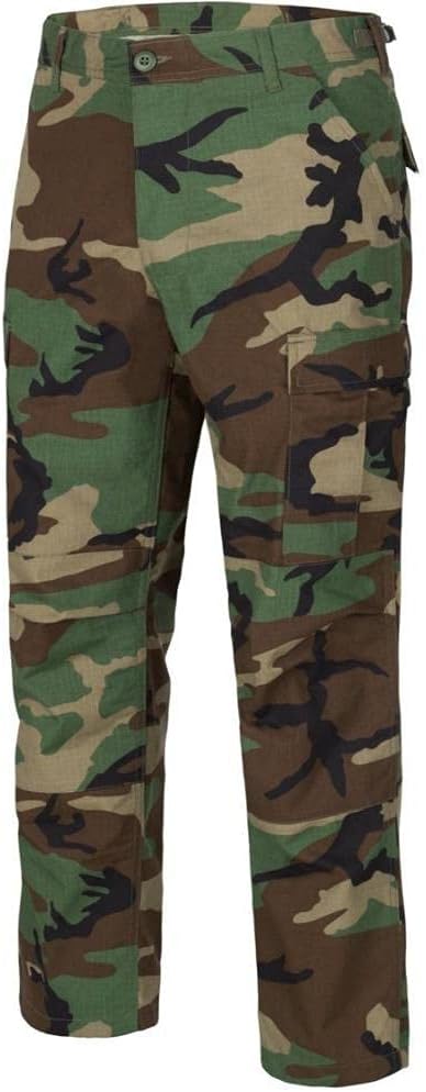Camo Distributors Military Men's 100% Cotton Rip Stop BDU Cargo Pants, Made in USA
