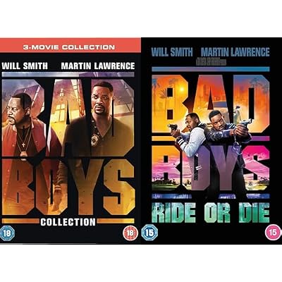 Bad Boys 1-3 & Bad Boys: Ride or Die DVD - Bad Boys 3 Movie Collection DVD / Bad Boys: Ride or Die DVD - Bad Boys 1-4 Complete Collection DVD