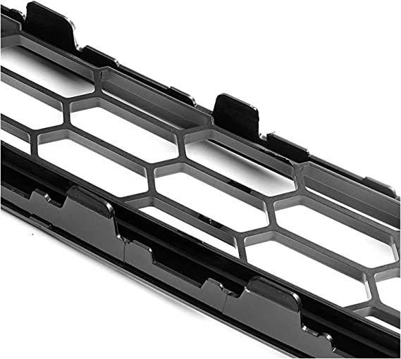 Front Bumper Radiator for Ford Fiesta 2013-2017, Car Mesh Grill Replacement Anti-aging Car Front Grilles Wear Resistant Front Bumper Center Grille Car Radiator Grilles