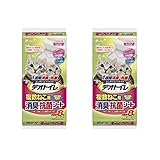 【2個セット】ユニ・チャーム デオトイレ 1週間 消臭・抗菌 複数ねこ用シート 8枚入り×2袋