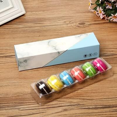 20pcs White/Pink/Green/Black/red Macaron Box Packaging Drawer Type 20.55.45.3cm (H)