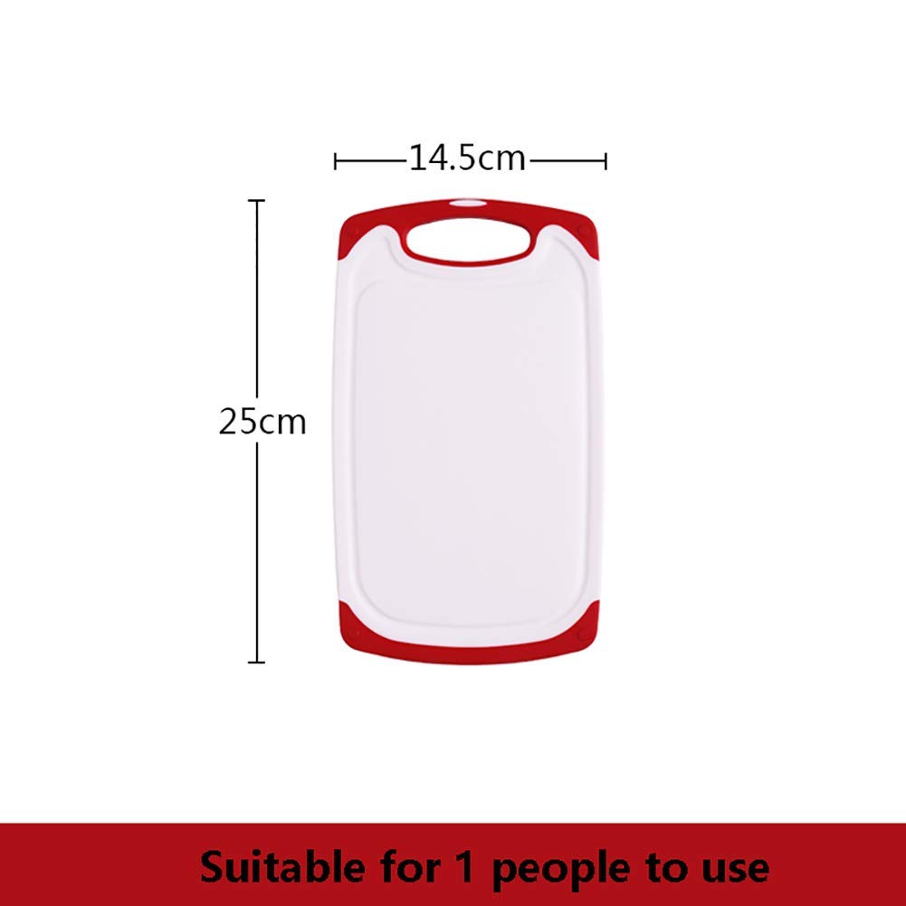 Panneau de découpage de cuisine de cuisine de cuisine avec des rainures de jus de fruits de jus, un coffre-fort de lave-vaisselle en plastique portable, une carte de supplément pour bébé Plaque de cou