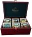 Dilmah | Luxury Wooden Tea Presenter | Tea Display Chest | 60 Enveloped Teabags Included | 6 Assorted Flavors | Gift of Tea ~ Hotels ~ Restaurants ~ Cafes | (Gourmet 6 Slot)