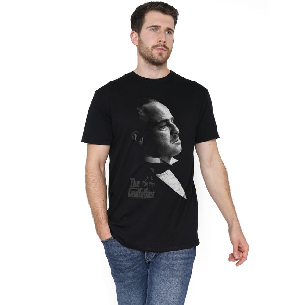 Godfather Graphic Vito Unisex T Shirt, Black, Large