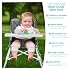 Regalo My Portable High Chair, Foldable High Chair for Babies & Toddlers, Indoor/Outdoor Baby Chair, Travel High Chair with Tray & Cup Holder, Gray