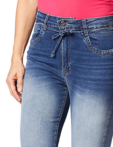 Jeans Skinny, Zune Denim, Feminino, Índigo, 38