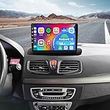 4+64G Android 15 Autoradio für Renault Megane 3 2009–2015 mit Carplay Android Auto, 9 Zoll Touchscreen Auto Stereo Display Player Radio GPS Navigation Head Unit mit RDS DSP SWC DAB+ Mirror Link