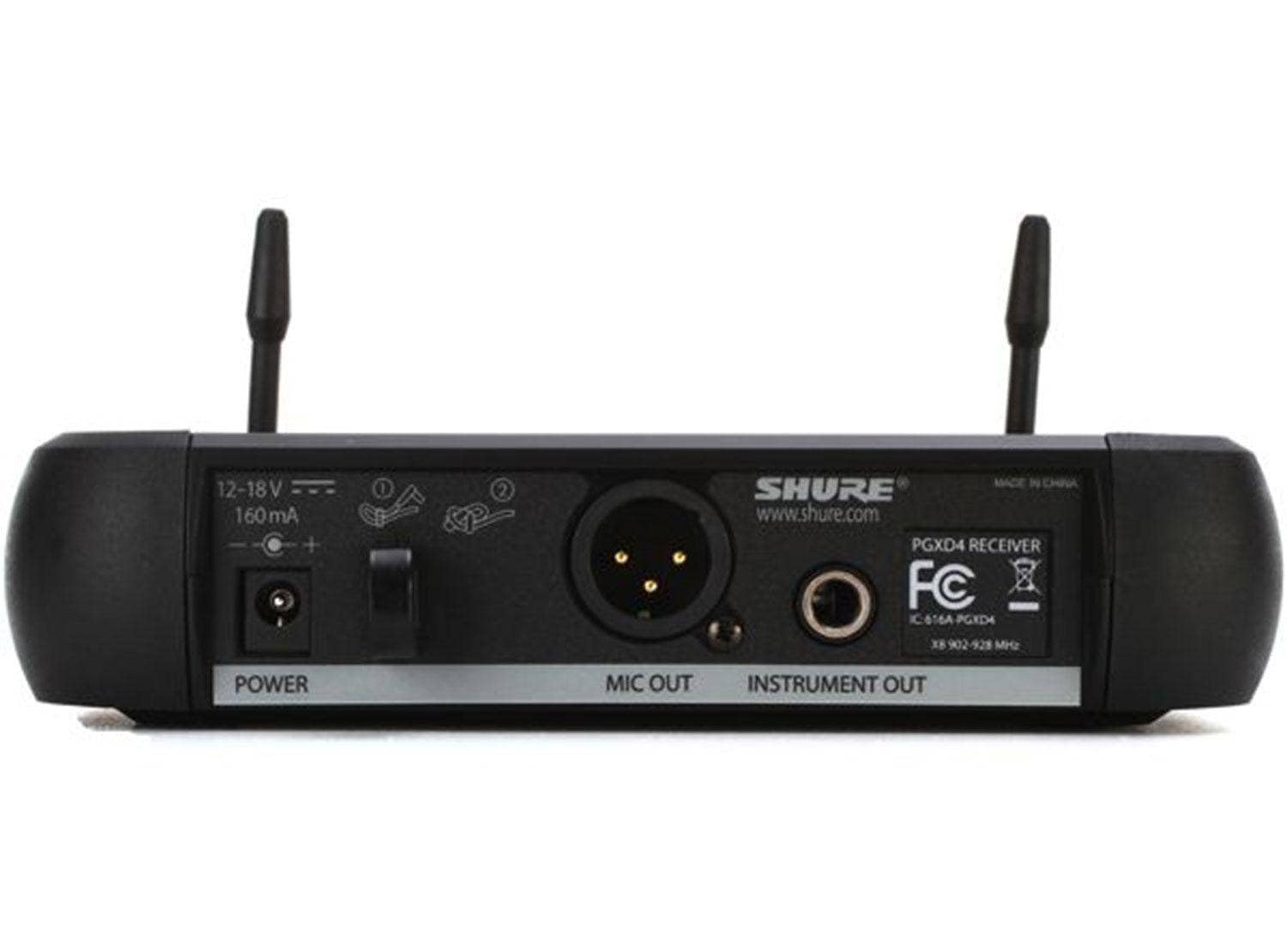 Shure Shure PGXD24 / SM58 – Sistema de Microfone Digital Sem Fio