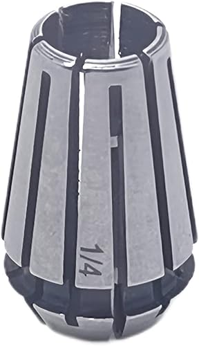 Miniatura 6 de Juego de pinzas Er11, portabrocas de enrutador de 14 pulgadas para máquina de grabado CNC y herramienta de torno de fresado (ER11 14 pulgadas)