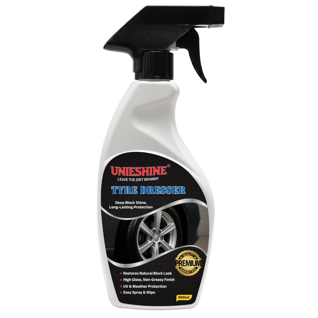 Tyre Dresser & Polish 500ml | Deep Black Gloss for Tyres | UV Protection | Restores Faded Rubber Surfaces | Long-Lasting, Non-Greasy Shine & Protection-picture-14