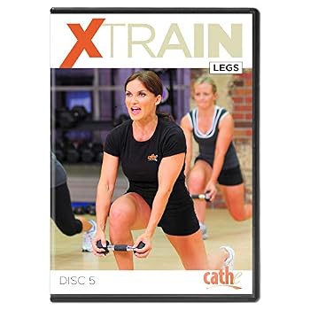 DVD Cathe Friedrich XTrain Legs Exercise DVD For Women- Lower Body Workout DVD Builds Shapely Legs, Thighs, Hips, Butt, and Glutes Book