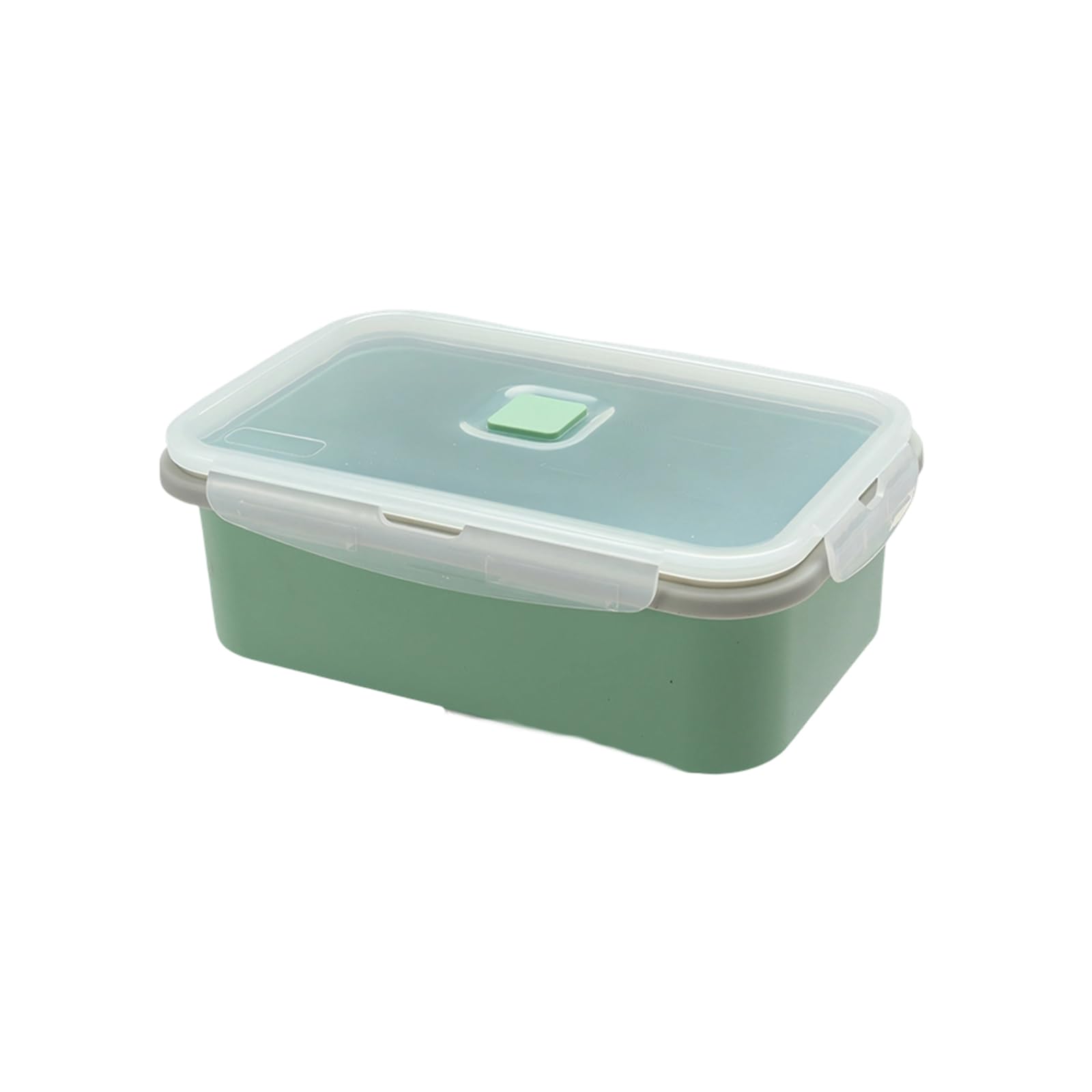 ZEPFJHE Silicone Lunch Box 1/2 / 3/4 / 6 Compartments Soup Freezer Container with Leakproof Lid Kitchen Accessories Travel Lunch Box