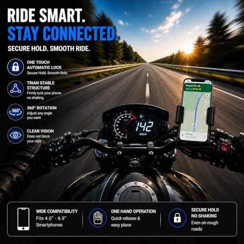 Image of Premium Bike Rider Essentials Kit with Phone Holder, Neck Gaiter, Chain Brush, Reflective Stickers and Microfiber Cloth