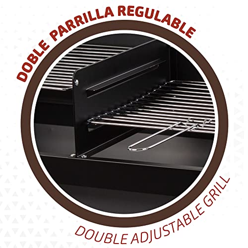 Miniatura 6 de Aktive 52809 - Barbacoa De Carbón Con Doble Parrilla