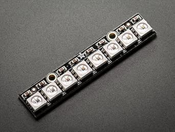 Adafruit NeoPixel Stick for Arduino- 8 x WS2812 5050 RGB LED with Integrated Drivers