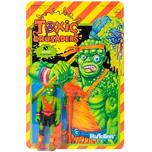 Amazon | Toxic Crusaders ReAction フィギュア Toxie リアクション