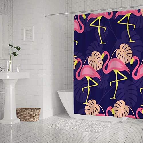 Rideau de douche lavable en machine polyester imperméable 66x72 - 3