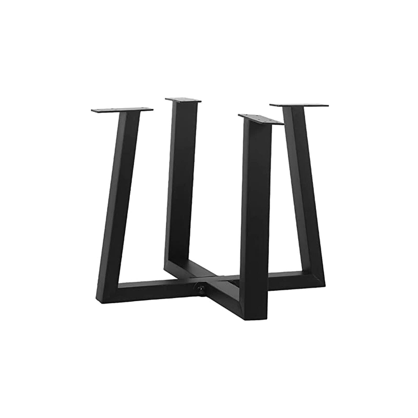 Antyczne metalowe kwadratowe nogi stołu rurowego 40 cm ciężka industrialna sofa nogi stolika kawowego 71 cm nowoczesny stół jadalny nogi meblowe czarne (wys. 40 cm x szer. 17 cm)