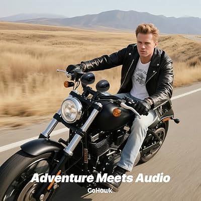 GoHawk Motorcycle Speakers Bluetooth Waterproof Radio Audio System with Amplifier, FM Radio, Volume Control, ATV UTV Compatible