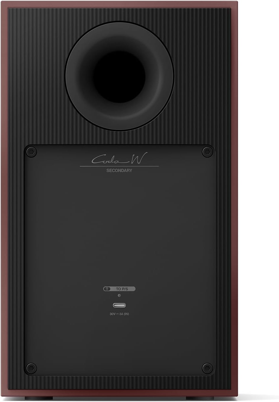 KEF Coda W Wireless HiFi Speakers (Pair, Vintage Burgundy)