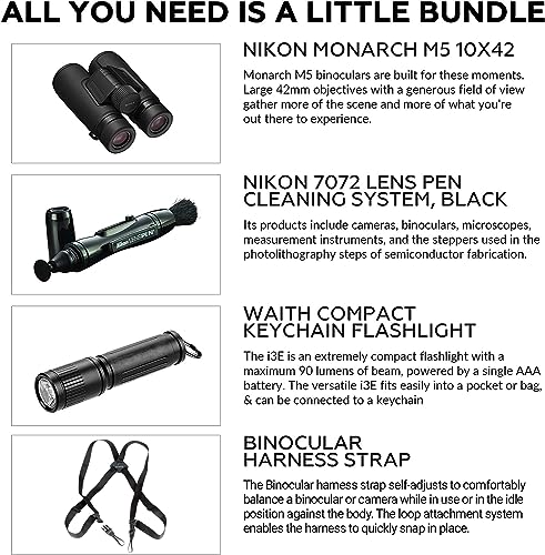Nikon Monarch M5 10x42 Binocular con Kit de Accesorios miniatura 2