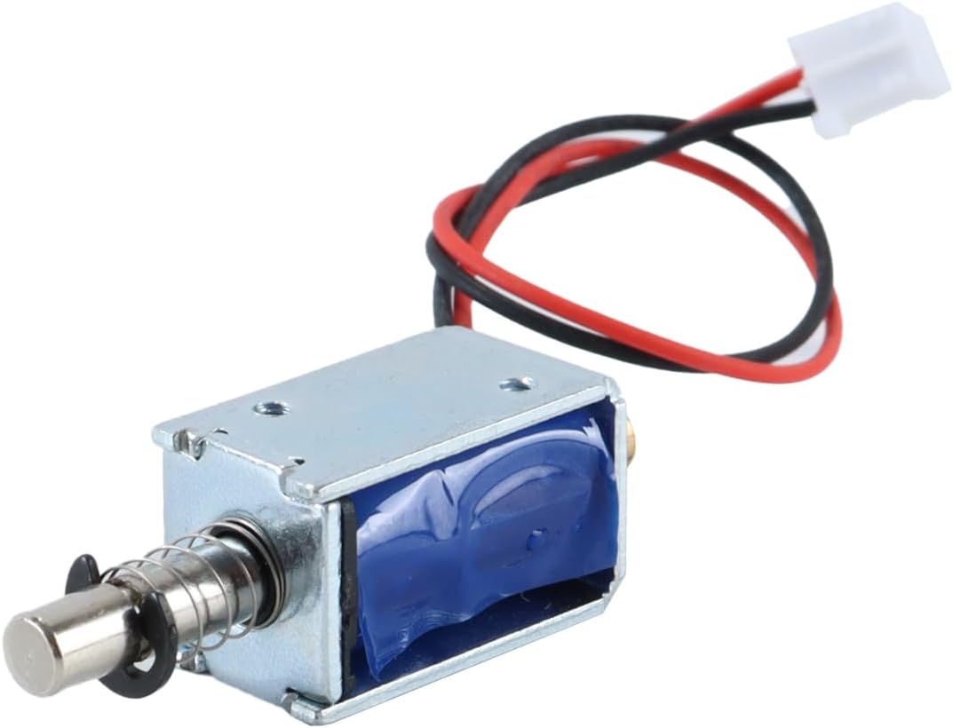 Mini Electric Magnet Pull Pressure Solenoid 12V Linear Solenoid Electromagnet Actuator Linear for Metal Parts