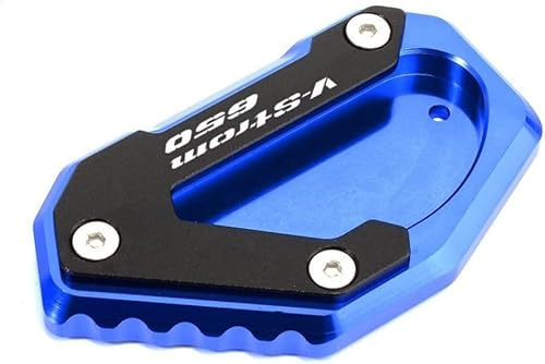 Miniatura 4 de Motorcycle Side Stand pad Motorcycle Kickstand Extension Plate Side Stand Enlarge Pad for Suzuki V-Strom 650 DL650 650XT 2012 2013 2014 2015-2022