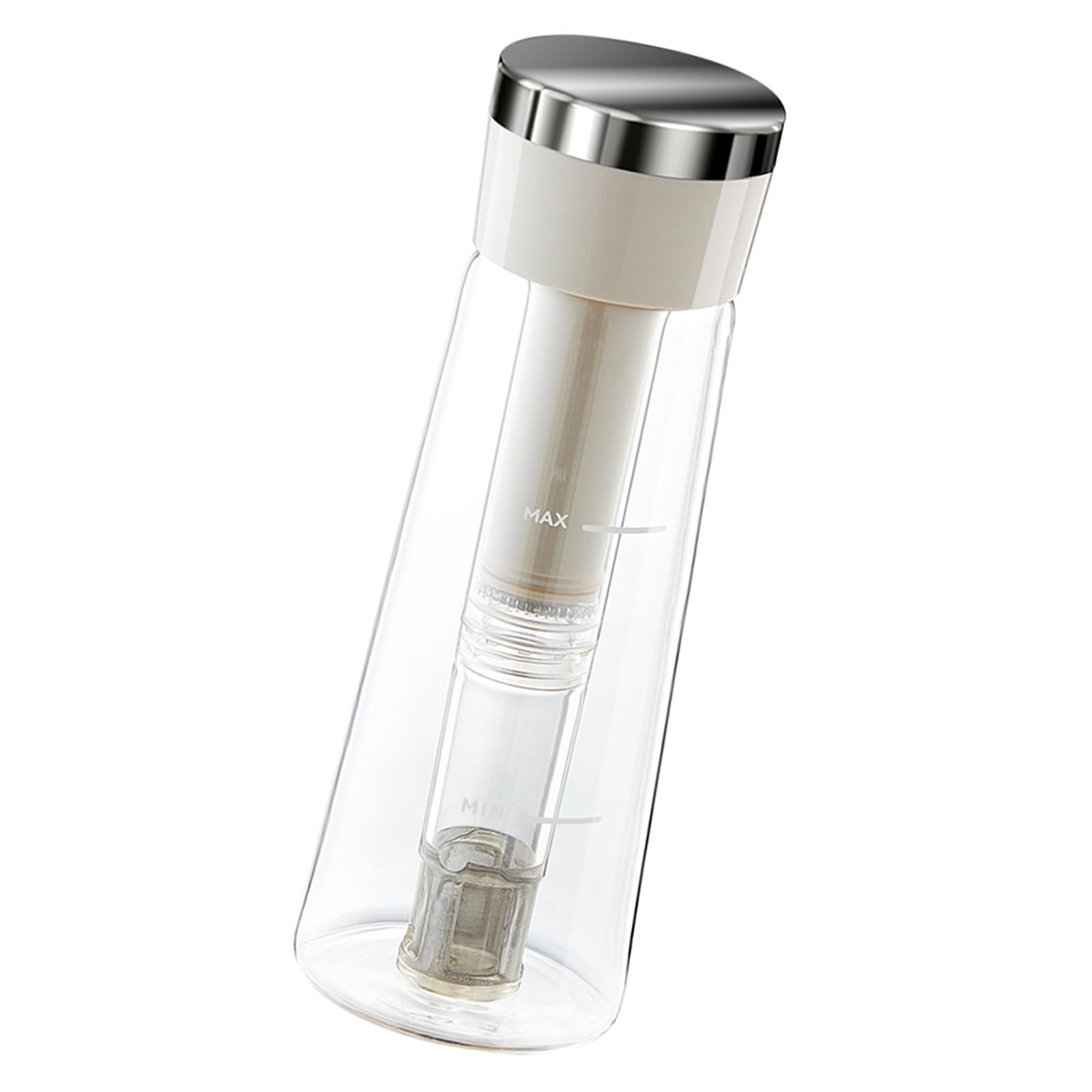 Machine à infusion froide portable en verre et inox avec filtre voyage