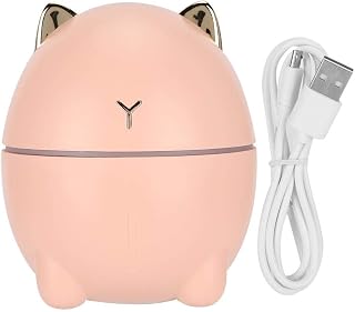200ml Portable Humidifier, Aroma Diffuser, Home Office Mini Cute Cat Shape Air Purifier Humidifier USB Atomizer Essential Oil Aromatherapy Diffuser