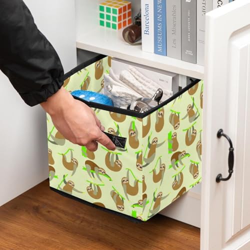 Boîte de rangement pliable avec poignées pour optimiser vos placards