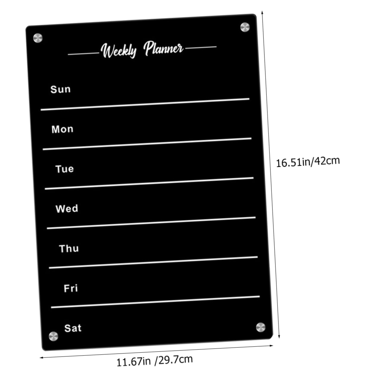 SHINEOFI Tableau Pour Réfrigérateur Planificateur Hebdomadaire Liste De Courses Matériau Robuste Écriture Douce