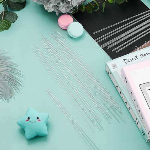 Image of Zopeal 30 Pcs 12 inch Clear Acrylic Dowel Rod for Craft,0.12'' /3mm Diameter