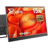 EVICIV Portable Monitor 15.6' 1080P, FHD Travel Monitor for Laptop, IPS Portable Screen w/VESA & Kickstand, USB-C Mini HDMI External Screen for Laptop/PC/Phone, Compatible with PS3/4/5/Xbox/Switch