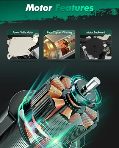 Image of SCITOO Power Window Lift Regulator 1998-2011 for Lincoln Town Car Front Left Driver Side Motor 3W1Z5423395AA 6W1Z5423201AA