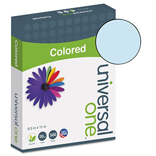 Papier lettre bleu format US Letter 215,9 x 279,4 mm universel