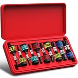 Photo Gallery kirxst set di bussole per punte torx a impulsi 1/2’’, t25 - t80 bussole a stella, adatto per chiavi pneumatiche utilizzate per lavori pesanti in applicazioni automobilistiche ed edilizie, 10pcs Photo Gallery kirxst set di bussole per punte torx a impulsi 1/2’’, t25 - t80 bussole a stella, adatto per chiavi pneumatiche utilizzate per lavori pesanti in applicazioni automobilistiche ed edilizie, 10pcs