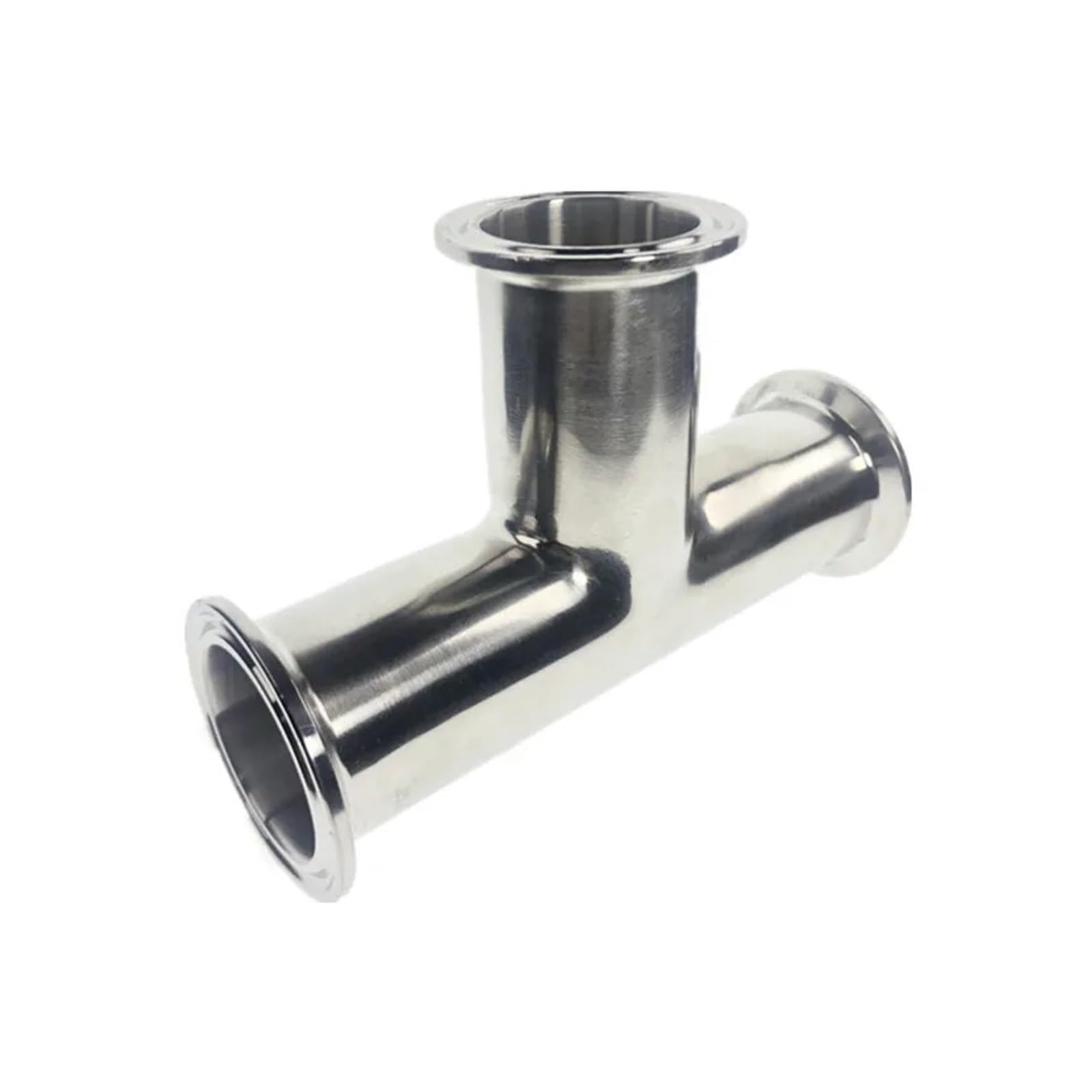 Dqfocphhaa One Color 3 Way Tee Ferrule Pipe Fitting Stainless Steel Ss304(76Mm)