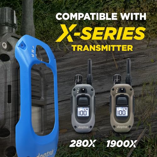 Image of Dogtra X-Shield for X-Series (Compatible with 280X & 1900X) - Durable Double Remote Casing - Blue