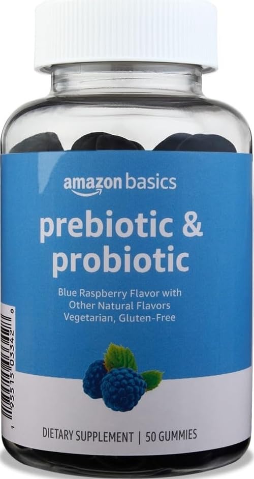 Amazon Brand - Solimo Prebiotic & Probiotic...