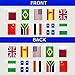 Consummate 224 Countries International World String Flags Banner Set Small Mini National Bunting Flags,All Countries Flags for Olympic,Bar,Sports Clubs,School Festivals Decorations,235 Feet
