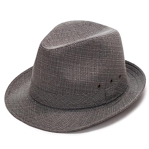 Chapeau de soleil en lin haut de gamme ZYFSHA pour homme moderne