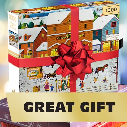 Buffalo Games Charles Wysocki - Cauldwell's Country Store - 1000 Piece Jigsaw Puzzle - 19.75 x 26.75 in, Gold Collection, Ages 14+ - Adult Jigsaw Puzzles - Bonus Poster - Recycled Chipboard by Buffalo Games - Image 7