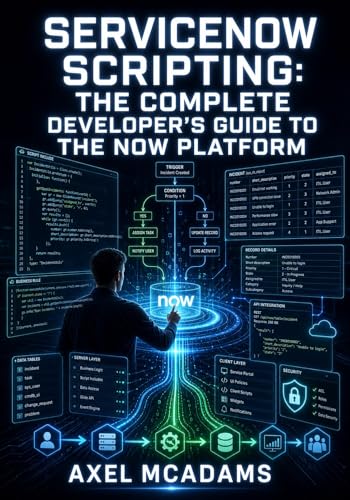 SERVICENOW SCRIPTING: THE COMPLETE DEVELOPER’S GUIDE TO THE NOW PLATFORM: Business Rules, Script Includes, Client Scripts, Flow Designer, REST APIs, and GlideRecord for All Skill Levels