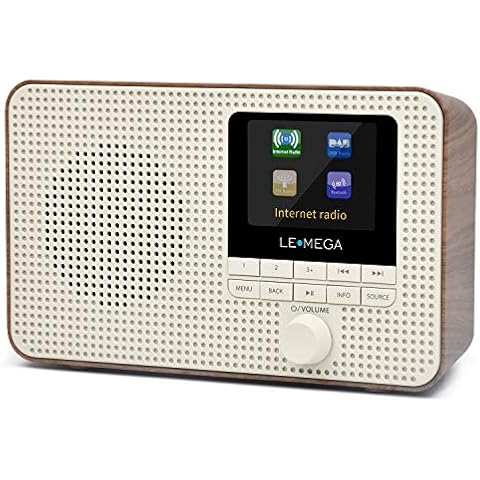 LEMEGA IR1 Portable Internet Radio with Bluetooth Cover