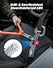 JOYTUTUS Steering Wheel Lock, Car Seat Belt Lock with 3 Keys,Double Car Anti Theft Device,Fits Most Vehicles, Trucks, SUVs, and Vans #2